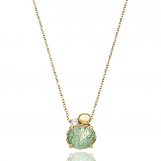 Halskette Chimento Dame Armillas Acqua Gemma in Gold Quarzo 1G04928B51450 - 1G04928B51450